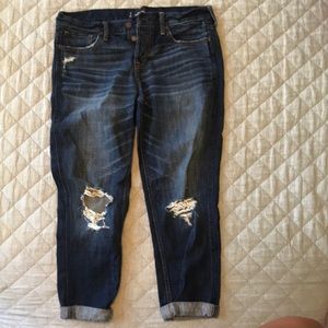 Hollister Vintage Boyfriend cropped Jeans